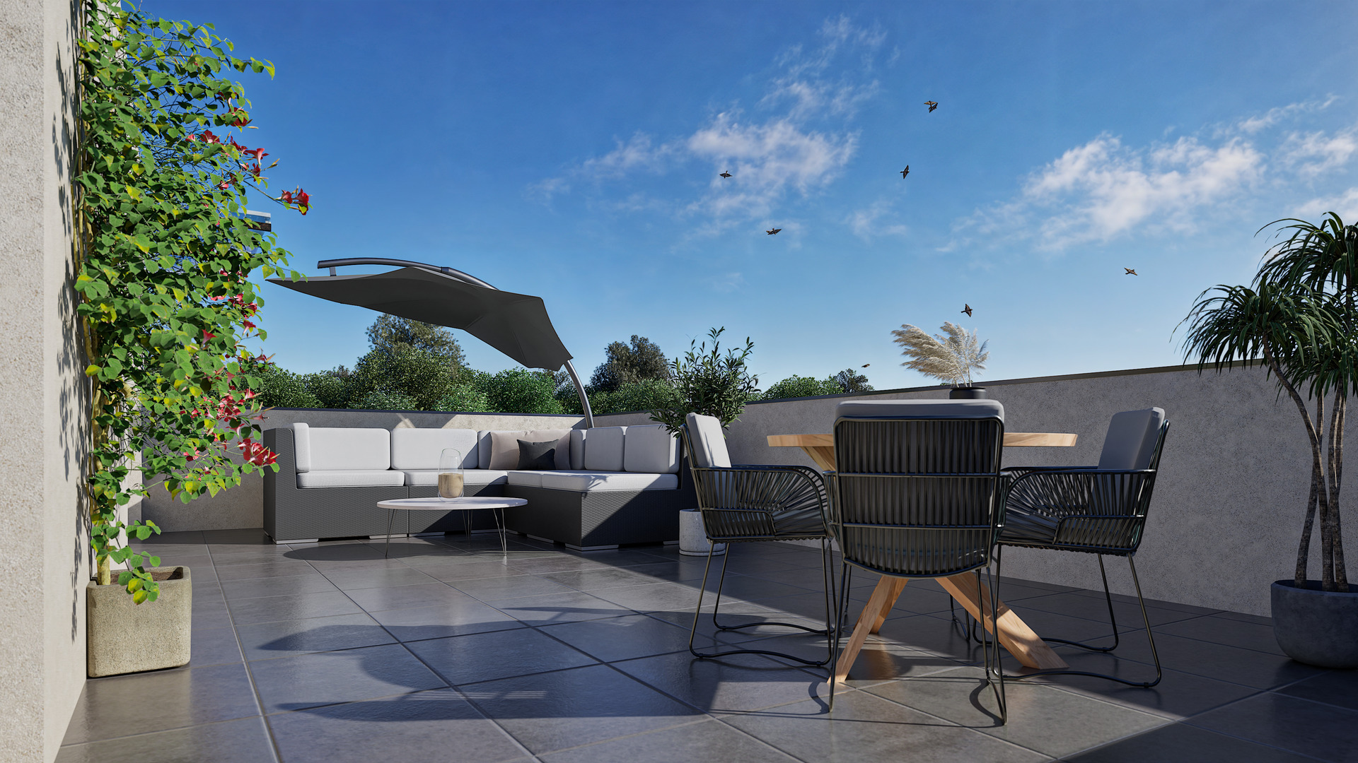 Wizualizacja zewnętrzna inwestycji – widok 3